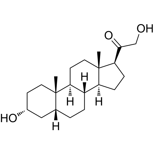 Tetrahydrodeoxycorticosterone (Tetrahydro-11-deoxycorticosterone) 567-03-3